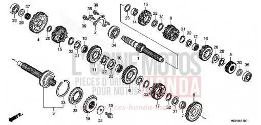 BOITE DE VITESSES CBR1000RRC de 2012